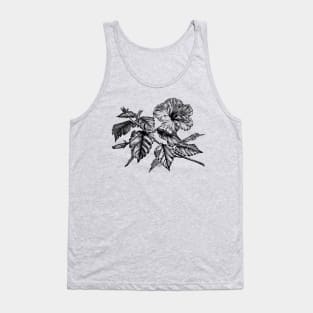 Hibiscus Plant Tank Top